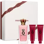 Dolce&Gabbana Set Dolce & Gabbana: Q Eau De Parfum For Women, 100 ml + Q Losjonas kūnui, 50 ml + Q Du&scaron;o želė For All Skin Types, 50 ml