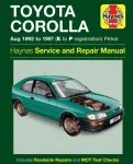KNYGA Toyota Corolla Petrol (Aug 92 - 97) Haynes Repair Manual