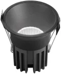 18W LED įleidžiamas &scaron;viestuvas QUARK, juodas, CCT