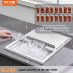 Ledo / &scaron;aldymo įranga talpa 55.23 l 608 x 457 x 333 mm
