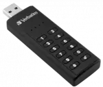 USB atmintinė Verbatim 64 GB, saugi klaviatūra