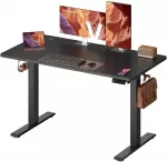 Songmics Reguliuojamo auk&scaron;čio ra&scaron;omasis stalas 120 &times; 60 &times; 72&ndash;120 cm