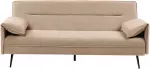 Beliani I&scaron;skleidžiama 3 vietų sofa VAYLA, &scaron;viesiai ruda