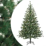 Dirbtinė Sulankstoma Kalėdų Eglutė 210 cm 300 LED &Scaron;ilta balta