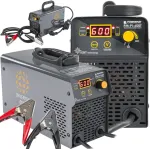 Powermat Akumuliatoriaus įkroviklis Inverterinis su paleidikliu 600A 12/24 V Įkroviklis 80A PM-PI-600T