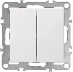 Toolight Dvigubas Jungiklis Oste Jnh007-w Baltas