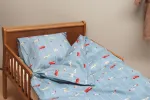 Patalynės komplektas Brandmac By Mats - Bed Linen Baby Size 70 x 100 cm - Striped Cars (MAT116)