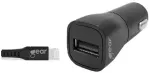 Dėklas GEAR Įkroviklis 12V USB-A su Lightning kabeliu