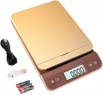 UNIWEIGH skaitmeninės pa&scaron;to svarstyklės iki 40 kg, 5 g tikslumo, UW-QP-S7-Gold