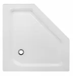 Hydrosan penkiakampis du&scaron;o padėklas Sxl07b baltas 90x90 cm