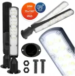 Globo Toys Kobi 50w led gatvės &scaron;viestuvas su prieblandos jutikliu, atsparus vandeniui, neutralus