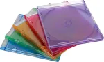 Vinilinė plok&scaron;telė Cd dvd įvairiaspalvis plonas jewel dėklas plastikinis dėžutė 10 vnt.