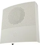 Durų skambutis 12v 90db 38 garsų laidinis baltas bell