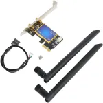 &Scaron;akotuvas Pcie Wifi kortelė 1200mbps su Bluetooth 4.0, dviejų dažnių