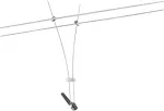 Paulmann Light&easy Comet trumpas pagrindas, vielos sistema, 30cm, Gu5.3, chromas, 12v, aliuminis/stiklas