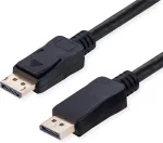 Value Displayport kabelis, v2.1, 10k, Dp St - St, juodas, 2 m