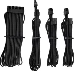 Corsair premium atskirai apvalkalais dengti psu kabeliai, starter kit &ndash; red, 2 metų garantija