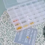 36 skyrių dėžutė daiktams, reguliuojama plastikinė rū&scaron;iavimo dėžutė, dėžutė papuo&scaron;alams, organizatoriaus dėžutė, konteineris, dėklas, asortimento dėžutės, dėžutė papuo&scaron;alams, įrankių konteineris mini prekėms, rū&scaron;iavimo dėžutės (skaidri)