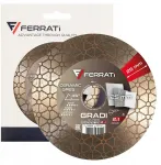 Ferrati Gradi 2in1 deimantinis diskas 125mm: pjovimui ir &scaron;lifavimui