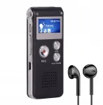 Skaitmeninis mini profesionalus diktofonas &scaron;nipinėjimo įra&scaron;ymo įrenginys mp3 grotuvas usb