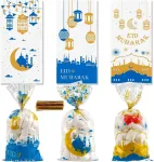 Iwtbnoa 105 Ramadan mai&scaron;elių rinkinys pripildymui, Eid Mubarak dovanų mai&scaron;eliai, Bayram dovanų mai&scaron;eliai, Eid Mubarak dekoracija, dovanų mai&scaron;elių celofanas, Ramadan dovanų mai&scaron;eliai vakarėlių mai&scaron;elių dekoravimui