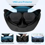 Ps vr2 objektyvo dangtelis silikoninis apsauginis dangtelis, skirtas playstation vr2 akiniams, lengvai plaunamas ir džiovinamas ore, atsparus dulkėms, įbrėžimams ir riebalams, lengvas priedas, skirtas playstation vr2 objektyvui