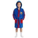 Vaiki&scaron;kas chalatas su gobtuvu FC Barcelona, mėlynas ir raudonas