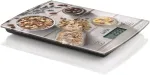 Laica elektroninės virtuvinės svarstyklės stiklinės Lcd 5kg 4.5kg 1vnt