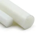 Poliamido Pa6 apvalus strypas, natūralus, skersmuo 90 mm, plastikinio strypo ilgis 1500 mm, poliamido apvali medžiaga, supjaustyta pagal dydį