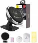 Baseus universalus magnetinis automobilinis telefono laikiklis + plok&scaron;telės