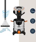 Zonder Pro Aqua dulkių siurblys - 1400w &scaron;lapio ir sauso valymo dulkių siurblys su pur&scaron;kimo funkcija, 4l &scaron;varaus vandens talpa, 20l ne&scaron;varaus vandens talpa, Hepa filtras, pūtimo funkcija, su daugybe priedų kilimams