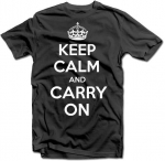 Mar&scaron;kinėliai "KEEP CALM AND CARRY ON"