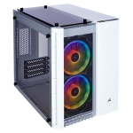 PC korpusas Corsair Crystal 280X RGB Micro-ATX, Baltas