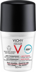 Vichy Homme 48H Anti-Stains Žymių nepaliekantis rutulinis antiperspirantas vyrams , 50 ml
