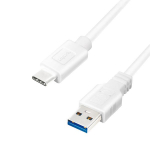 LOGILINK CU0172 LOGILINK - USB 3.2 Gen1x1 laidas, USB-A ki&scaron;tukas iki USB-C ki&scaron;tukas, baltas, 0,15 m