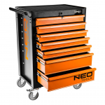 Neo Tools Įrankių vežimėlis NEO 7 stalčiai (84-222)
