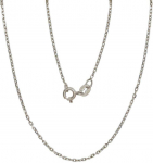 Sidabrinė grandinėlė Anchor 1 mm , briaunų apdirbimas deimantu - 2.3 g. - 1 mm. - 55