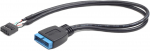 GEMBIRD adapteris USB 3.0 (FP) - USB 2.0 (MB) 30 cm
