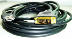 GEMBIRD CC-HDMI-DVI-15 HDMI-DVI ki&scaron;tukas-ki&scaron;tukas kabelis su auksinėmis jungtimis, 4,5 m, urmu pakuotė