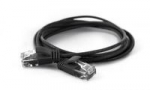 Wantec Wantec wW Komutacinis kabelis CAT6A (rand 2,8mm) UTP juodas 0,10m (7309)