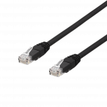 Patch kabelis DELTACO U/UTP Cat6, 7m, UV atsparus, 250MHz, Delta sertifikuotas, LSZH, juodas / TP-67UV