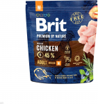 Brit Premium By Nature suaugusiojo M vidutinio 1kg