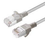 MicroConnect CAT6A U- FTP Slim, LSZH, 0,25m