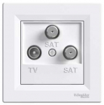 Schneider Electric TV- SAT- TV antenos lizdas galutinis 1dB balta- EPH3600121