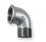 Odlewnia Zawiercie Kelio 90 laipsnių A4 6 / 4 "Cinkas - 13790