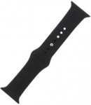 Fusion Accessories 38/40/41/mm juodas silikoninis dirželis S/M