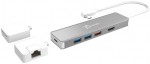 J5create - USB-C modulinis daugiafunkcis adapteris su 2 rinkiniais