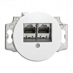 Thpg LAN/TV/USB lizdai porceliano serijai, Lizdo tipas 2x RJ45 Cat6A