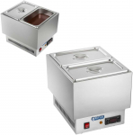 Royal Catering &Scaron;ildytuvas &scaron;okoladui ir padažams dry bain marie + 2 GN su dangteliais