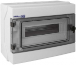 Elektro Plast Modulinis hermetinis skirstomasis skydas (500V AC, 1000V DC) 1x12 pavir&scaron;inis montuojamas (N+PE) IP65 RH-12